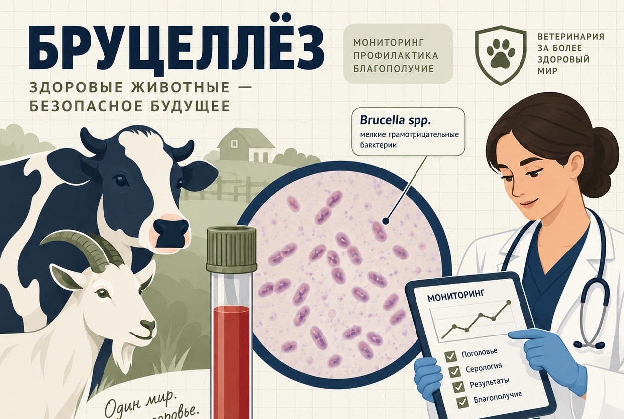 Бруцеллёз: невидимая угроза для фермы и людей